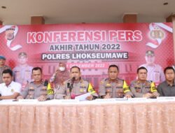 Sepanjang Tahun 2022, Polres Lhokseumawe Amankan 51 Kg Sabu-sabu dan 109 Butir Pil Ekstasi