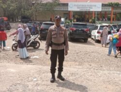 Patroli di Water Boom, Personel Polsek Blang Mangat Himbau Pengunjung Awasi Anak-anak