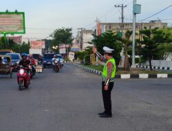 Strong Poin Pagi, Upaya Polantas Lhokseumawe Tekan Angka Kecelakaan