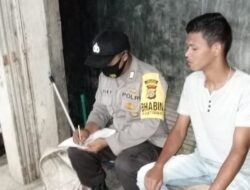 Patroli Dialogis Malam Hari, Personel Polsek Sawang Sambang Warga