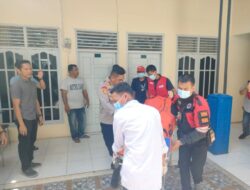 Pria Paruh Baya Ditemukan Meninggal Dunia di Wisma, Personel Polres Lhokseumawe Datangi TKP