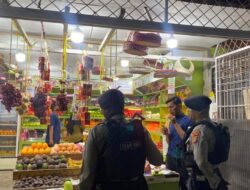 Blue Light Patrol, Tim URC Polres Lhokseumawe Sambang Pedagang Buah