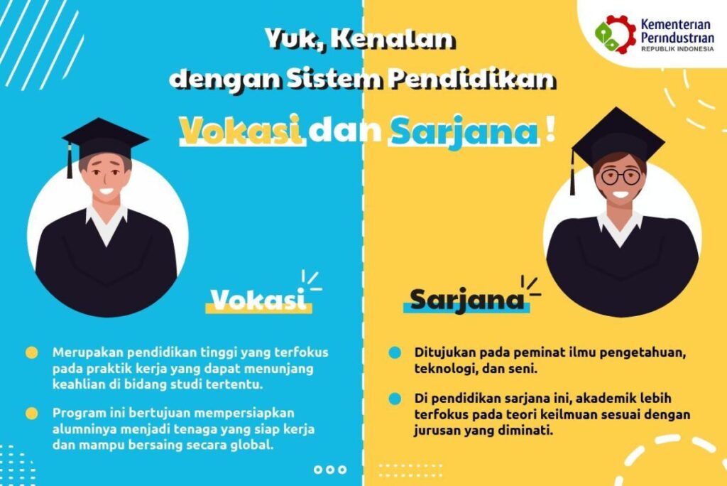 perbedaan vokasi dan sarjana