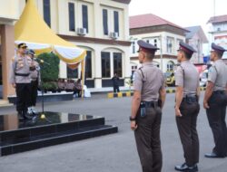 Kapolres Lhokseumawe Pimpin Upacara HUT Satpam ke 42