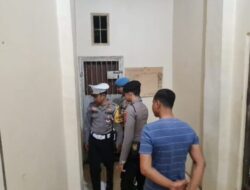 Piket Pawas Polres Lhokseumawe Cek Kondisi Tahanan di Malam Hari