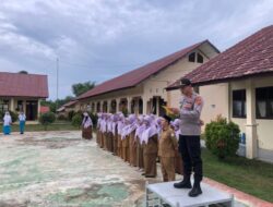 Sosialisasi Tentang Kenakalan Remaja, KBO Sat Resnarkoba Polres Lhokseumawe Jadi Irup di SMKN 8