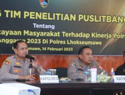 Tim Puslitbang Polri Teliti Tingkat Kepercayaan Masyarakat di Mapolres Lhokseumawe