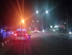 Polantas Lhokseumawe Kembali Patroli Malam Hari di Jalan Lintas Medan – Banda Aceh