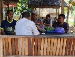 Jum’at Curhat, Kasubsektor Nisam Antara Tampung Keluhan Warga Alue Papeun