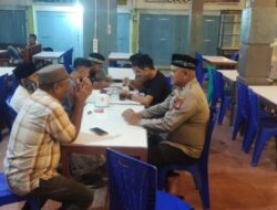 Jumat Curhat, Warga Minta Polsek Sawang Patroli di Tempat Ibadah Selama Bulan Ramadhan