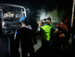 Satu unit Bengkel ludes Dilalap Api, Lima Unit Mobil dan Satu Sepmor Ikut terbakar