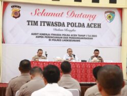 Audit Kinerja, Tim Itwasda Polda Aceh Kunjungi Polres Lhokseumawe