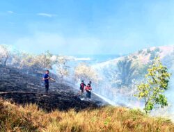 Kapolsek Muara Satu Himbau Masyarakat Tidak Lakukan Pembakaran Lahan  