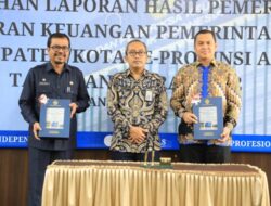 Pj Bupati Aceh Utara Terima WTP ke-8 dari BPK RI