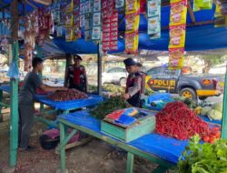 Antisipasi Aksi Premanisme Jelang Lebaran, Tim URC Polres Lhokseumawe Beri Himbauan ke Pedagang