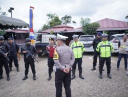 Volume Kendaraan di Jalur Gunung Salak Meningkat, Personel Pam Ops Ketupat Seulawah Polres Lhokseumawe Siaga di Titik Rawan 