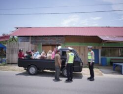 Tekan Angka Laka Selama Lebaran, Polantas Lhokseumawe Himbau Mobil Barang Tidak Angkut Penumpang