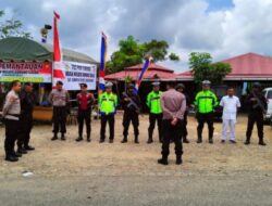 Personel Pos Pam Wisata Gunung Salak Siaga di Titik Rawan Longsor