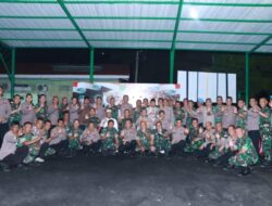 Perkuat Sinergitas, TNI-Polri di Lhokseumawe Kompak Ngopi Bareng