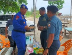 Tingkatkan Sinergitas, Kasatpolairud Polres Lhokseumawe Silaturahmi dengan Dan Pos AL Krueng Geukueh