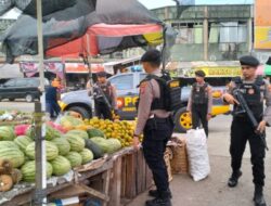 Patroli Cegah Premanisme, Tim URC Polres Lhokseumawe Pantau Aktivitas Pedagang