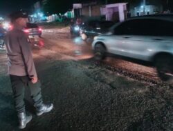 Patroli Rutin Malam Hari Polsek Muara Batu, Wujud Kehadiran Polisi di Tengah Masyarakat