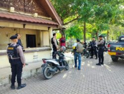 Antispasi Aksi Pencurian, Tim URC Polres Lhokseumawe Patroli di Eks Kantor Bupati Aceh Utara