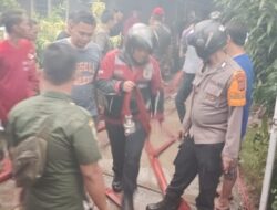 Satu Unit Rumah Konstruksi Permanen Terbakar di Lhokseumawe, Polisi Datangi TKP