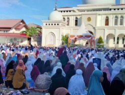 Polres Lhokseumawe Kawal Sholat Idul Adha di Mesjid Taqwa Muhammadiyah