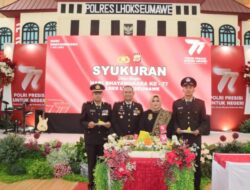 Polres Lhokseumawe Gelar Syukuran Hari Bhayangkara ke-77