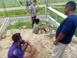 Dua Pelaku Pencurian Besi Pondasi Rumah ditangkap Warga di Nisam 