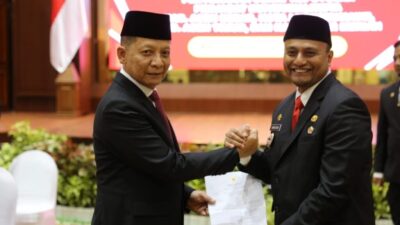 Dr. Imran Dilantik Kembali sebagai Penjabat Wali Kota Lhokseumawe