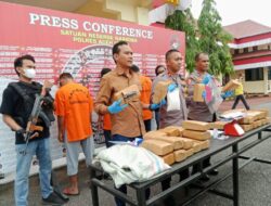 Polres Aceh Utara Berhasil Ungkap Dua Kasus Narkotika Dalam Waktu Sepekan, 42 Bungkus Ganja dan 1 Kg Sabu Berhasil Diamankan