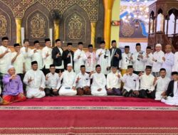 Dandim 0103/Aut Hadiri Zikir Bersama Dalam Rangka Sambut Tahun baru Islam di Masjid Agung Baiturrahim Lhoksukon