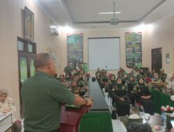 Kodim 0103/Aut Berikan Wasbang Untuk Puluhan Keluarga Besar TNI