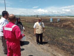 DLHK Aceh Utara Turunkan Tim Verifikasi Kebakaran Ladang Migas Cluster 1 PGE