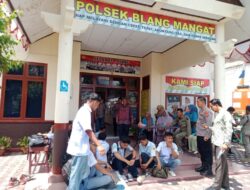 Personel Polsek Blang Mangat Jaring Belasan Siswa Bolos Sekolah