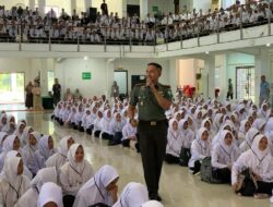 Dandim 0103/Aut Berikan Wasbang Kepada Ribuan Mahasiswa-Mahasiswi Baru Politeknik Negeri Lhokseumawe