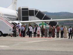 Pangdam IM Sambut Kedatangan Wakil Presiden RI di Bandara Sultan Iskandar Muda Aceh Besar