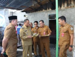 Pemko Lhokseumawe Membantu Korban kebakaran Gampong Jawa Lama