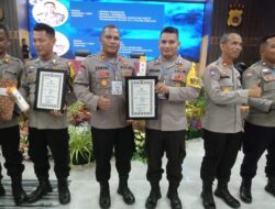 Bhabinkamtibmas Polsek Nisam Polres Lhokseumawe Terima Penghargaan dari Polda Aceh