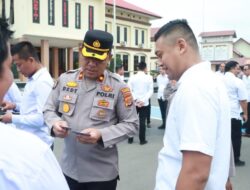 Gelar Operasi Gaktiblin, Polres Lhokseumawe Cek Tampang Hingga Cek Urin Personel 