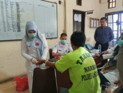 Cegah HIV dan IMS, Puluhan Tahanan Rutan Polres Lhokseumawe Jalani Pemeriksaan Kesehatan 