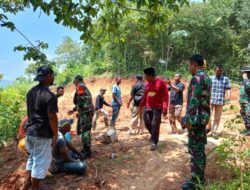 Kedekatan Dandim 0103/Aceh Utara Bersama Masyarakat Di Lokasi Pembukaan Jalan Pada Program TMMD Reg Ke-118