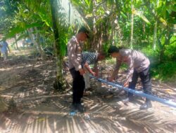 Polsek Tanah Luas Lakukan Kegiatan Sosial di Wilayah Kerjanya