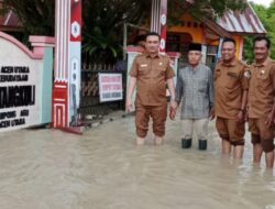 Dinas Pendidikan dan Kebudayaan Aceh Utara Tinjau Langsung Sekolah Terdampak Banjir di Matangkuli