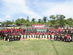 Marching Band Pocut Meurah Intan Meriahkan Penutupan TMMD Reg Ke 118 Kodim 0103/Aceh Utara