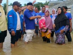 Mawardi Ali Bantu Korban Banjir di Uteunkot Lhokseumawe