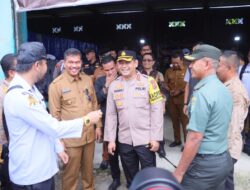 Kapolres Lhokseumawe Bersama Unsur Muspida Tinjau Proses Penyortiran Surat Suara di Gudang KIP