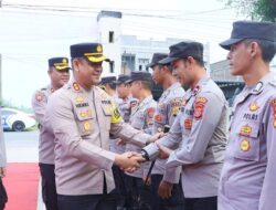 Kunker ke Mapolsek Jajaran, Kapolres Lhokseumawe Ingatkan Personel Jaga Netralitas Pemilu 